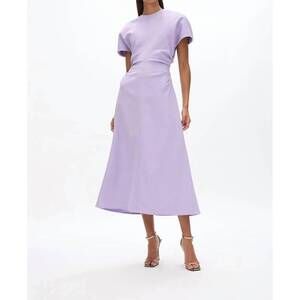 NEW RACHEL GILBERT orion midi dress in lilac